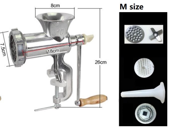 Hand Aangezwengeld Vleesmolen Worst Machine Klysma Machine Vulling Machine Vlees Stirrer Manual Vleesmolen Keuken Tool: M