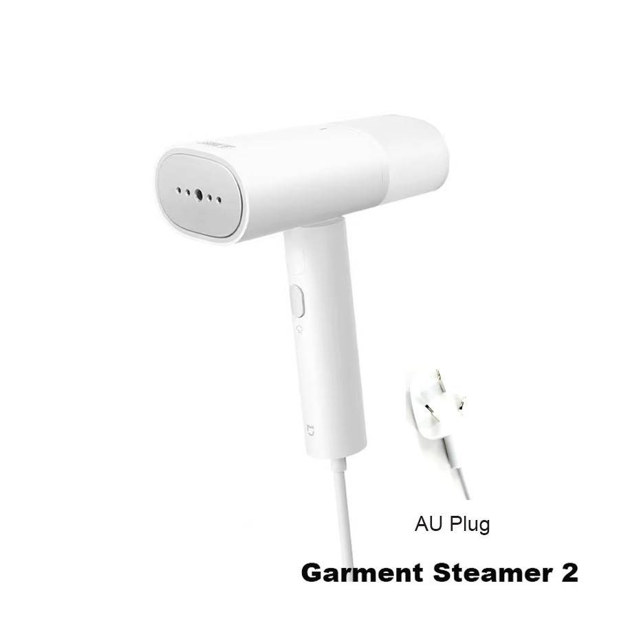 XIAOMI MIJIA Handheld Garment Steamer 2 iron Home Electric Steam Cleaner Portable Foldable Mite Removal Flat Ironing Machine: WHITE