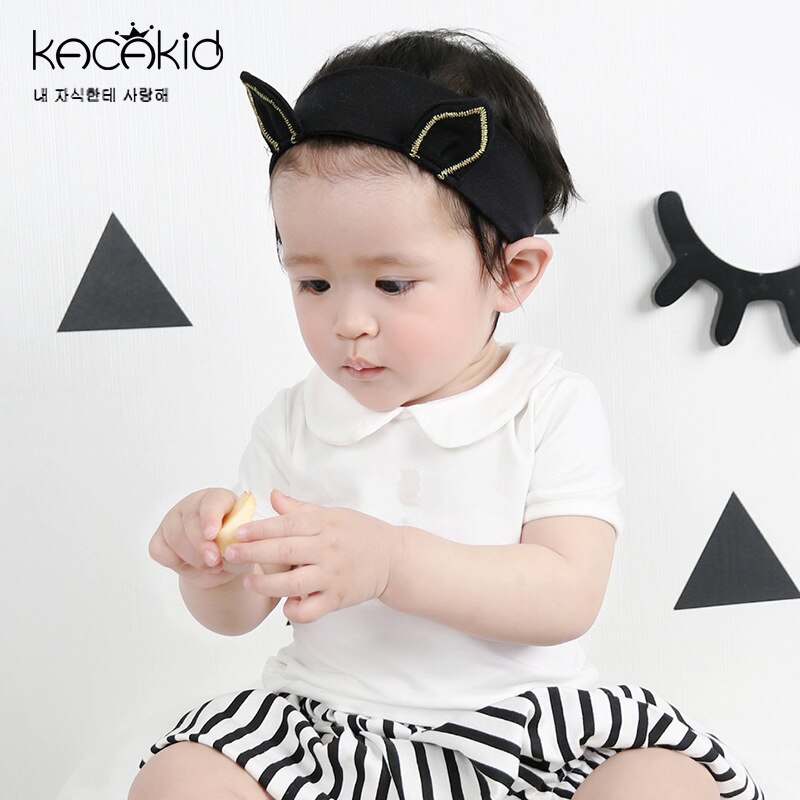 Kacakid Summer baby girls clothing sweet girl doll collar T-shirt children cotton short-sleeved shirt