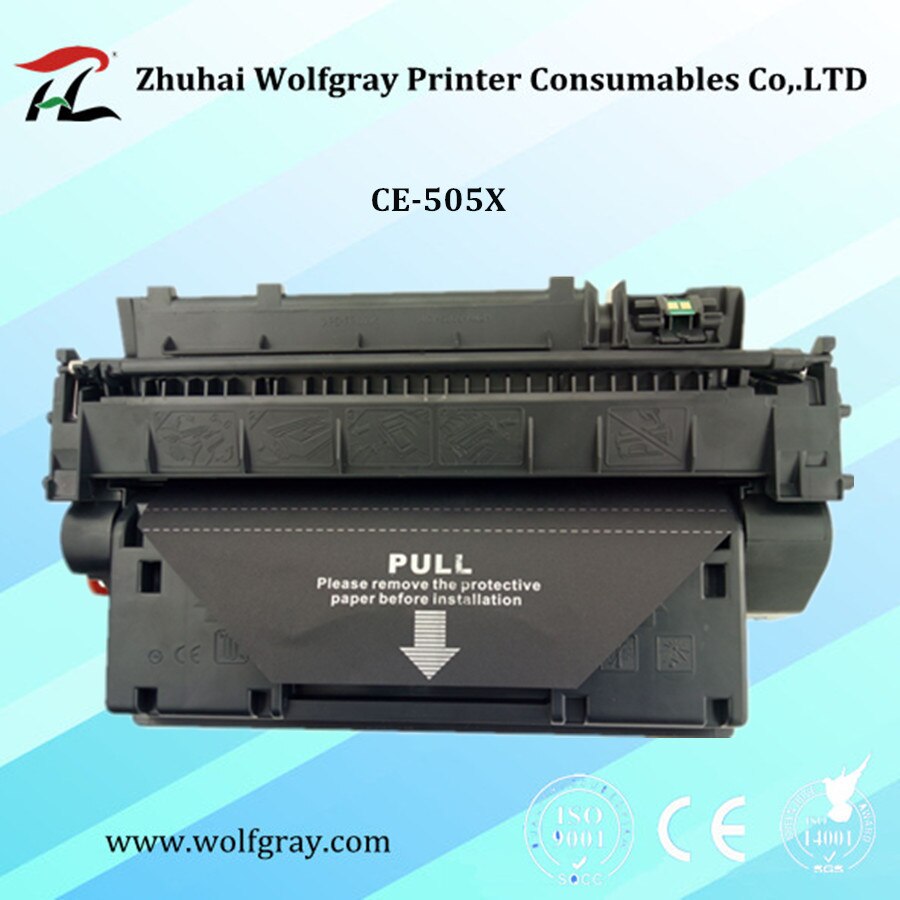 Compatibile Toner CE505 CE505X Cartuccia facile refill per HP 505X LaserJet P2050/P2055n/P2055dn/P2055X