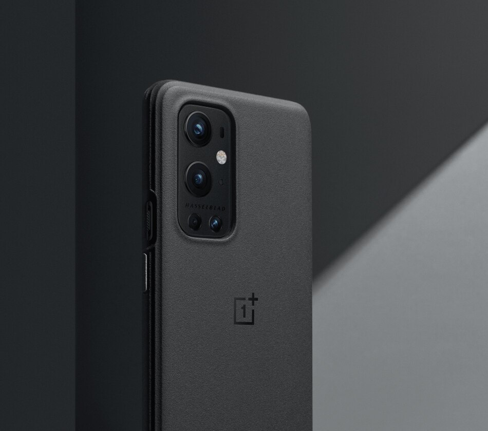 100% Originele Oneplus 9 Pro Echt Mechanische Warrior Unieke Zandsteen Karbon Case Cover Ultra Slim Hard Shell