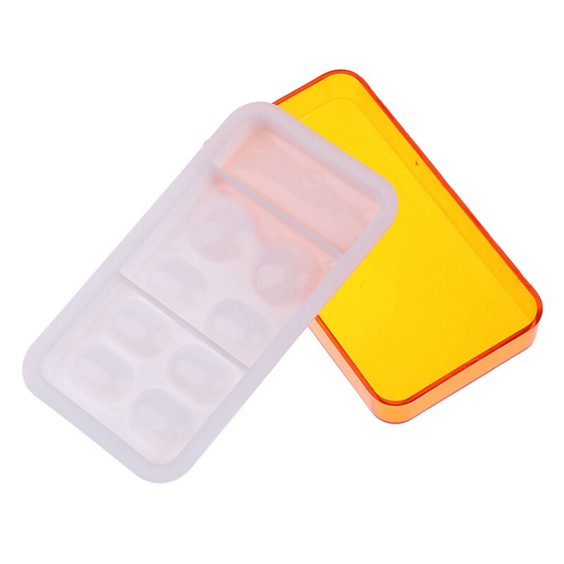 Palette dentaire avec couvercle, 8 emplacements, équipement de laboratoire dentaire en résine, 1 pièce