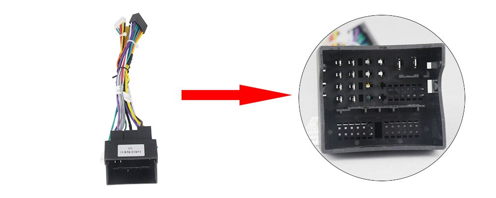 NaviTree accessoires de voiture: 52 pins cable for vw