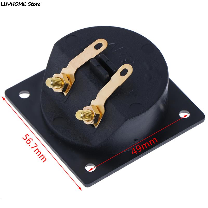 Car Stereo Speaker Box Terminal Round Spring Cup Connector Subwoofer Plug