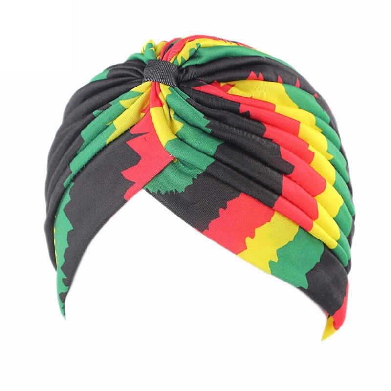 Moda turbante cabelo indiano cabeça envoltório chapéu chapéu capa de cabelo bandana vários design de impressão acessórios para o cabelo: Type 5