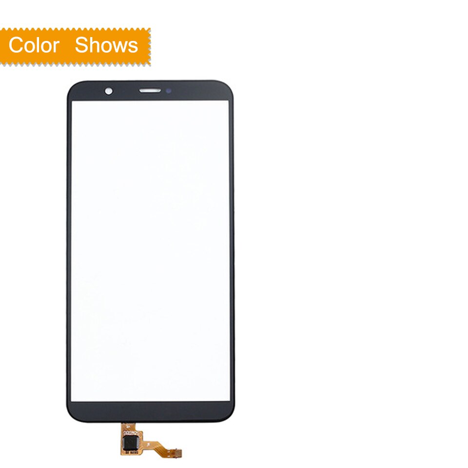 10 Uds para Huawei P inteligente FIG-LX1 LX2 FIG-L21 FIG-L22 disfrutar 7S 7 pantalla táctil del Sensor del Panel digitalizador de vidrio frontal de la pantalla táctil: Black