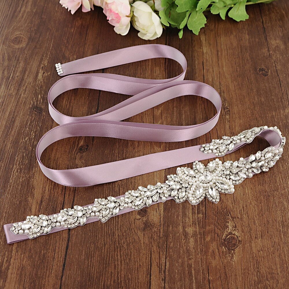 OLOMLB Braut Gürtel Hochzeit Gürtel Strass Silber Diamant Braut Gürtel für Brautkleid Hochzeit Zubehör für Abendkleid Werden