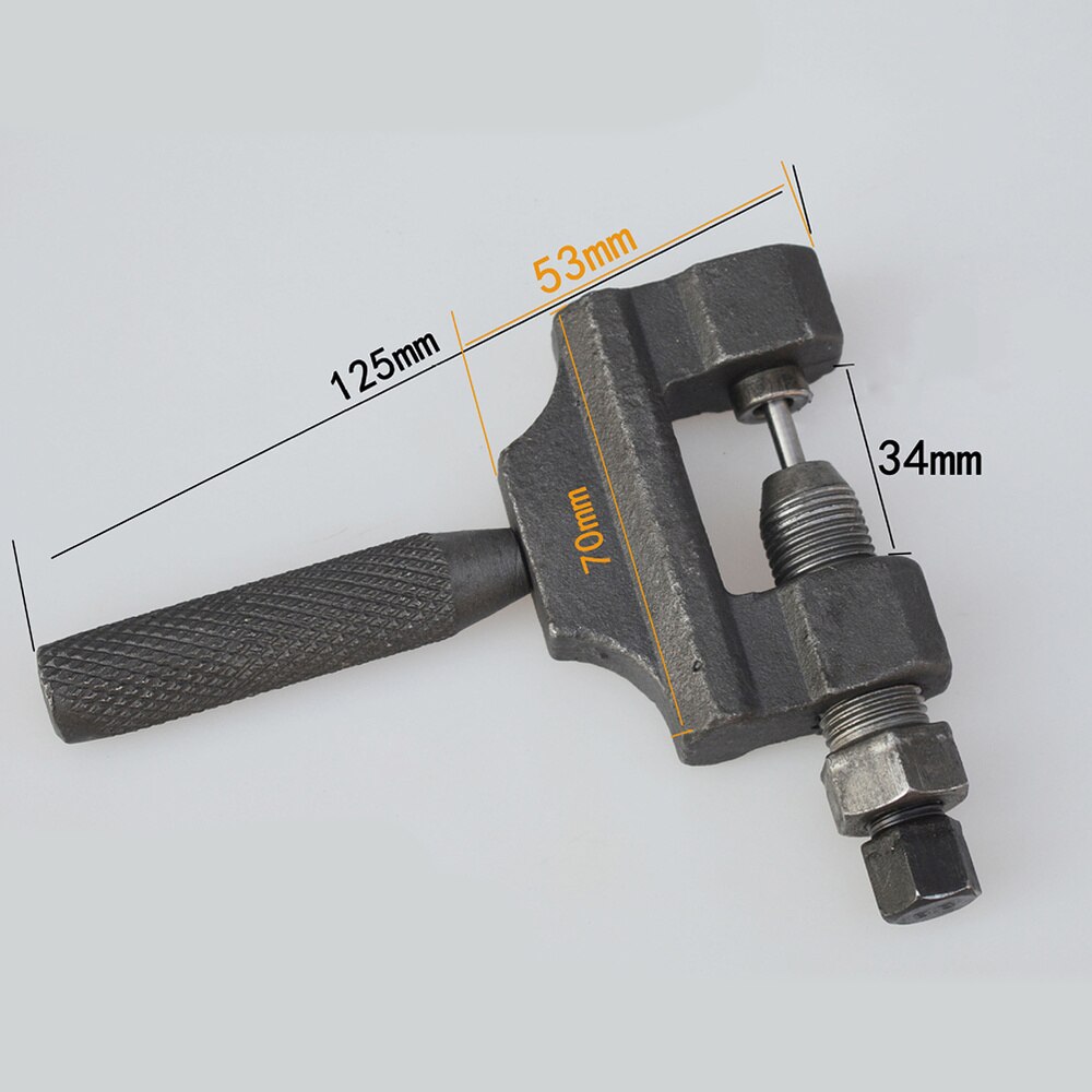 Chain Rivet Tool Motorcycle Riveter Chain Breaker Tool Link Breaker Splitter Extractor Tool (Grey)