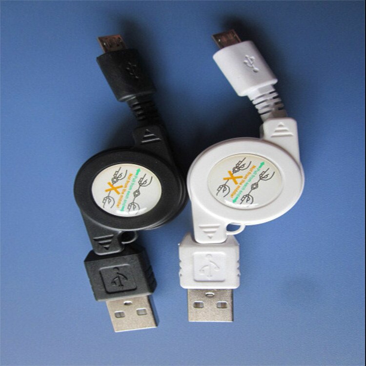 Mikro usb versenkbare kabel Ladung Daten Kabel Für Samsung Nokia HTC Xiaomi Ladung V8 Daten Draht