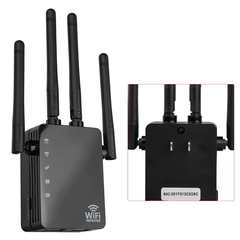 Répéteur de signal wi-fi sans fil 1200 mbps, routeur wi-fi domestique , 5.8g bande haute puissance, amplificateur de signal
