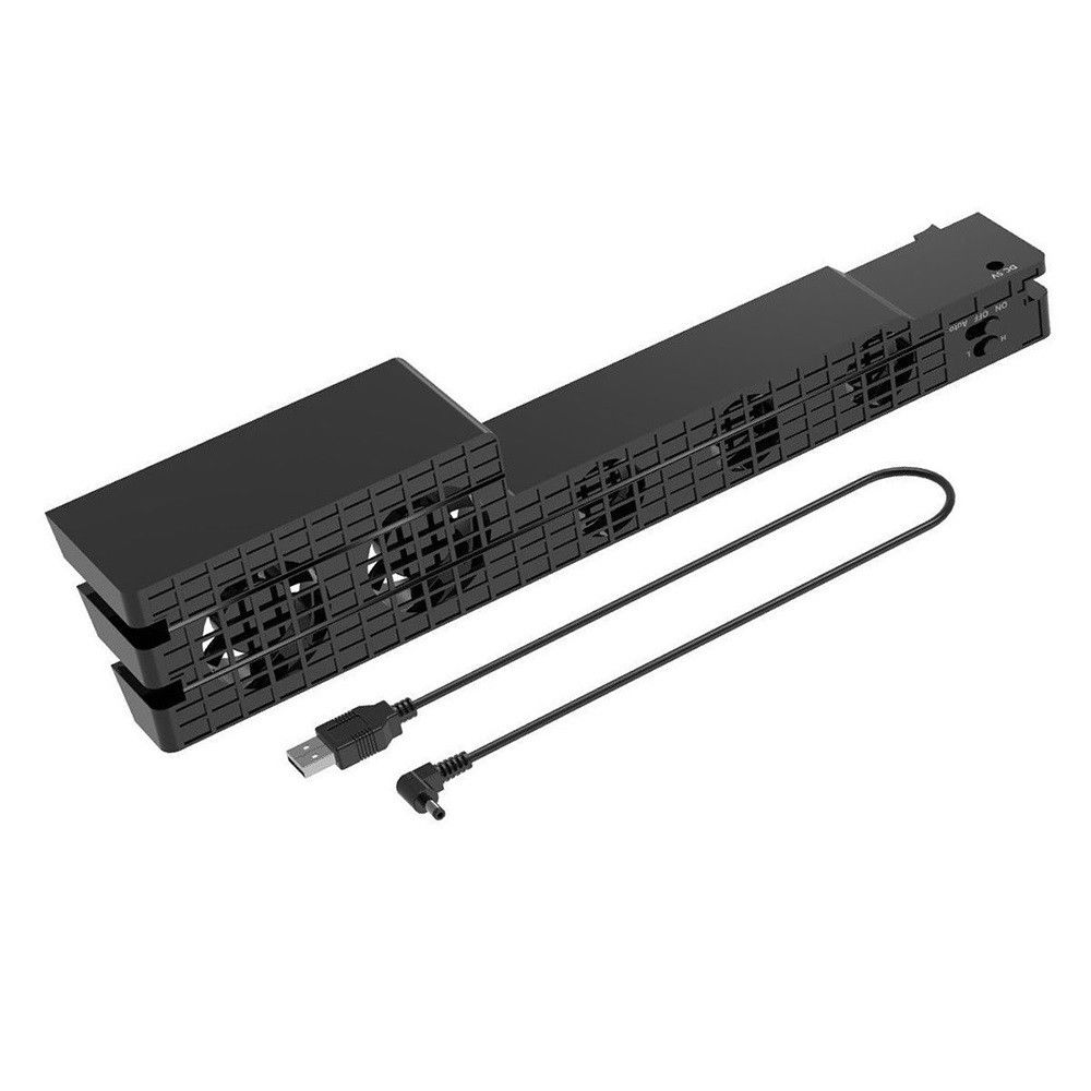 5-Fan Super Turbo Temperatur Kontrolle Lüfter Kühler Wärme Absaugung für Sony PS4 Profi Konsole