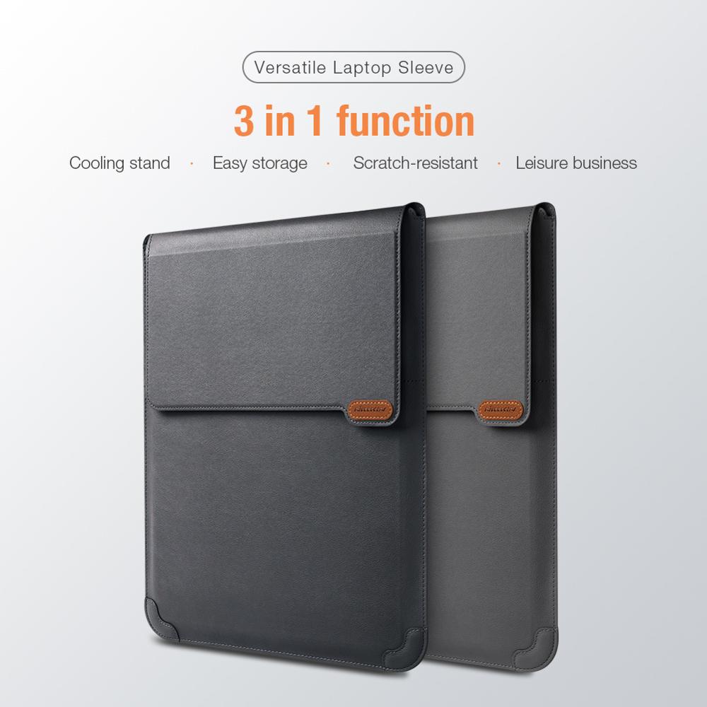 Nillkin Veelzijdige Laptop Sleeve Voor Apple Macbook Air /Pro Huawei Matebook Redmibook Notebook Universele Tas Laptop Stand Beugel