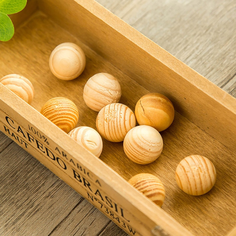 Garde-robe antiparasitaire en bois naphtaline répulsif anti-mites prévenir la moisissure étanche à l'humidité vermifuge parfumé boule de bois