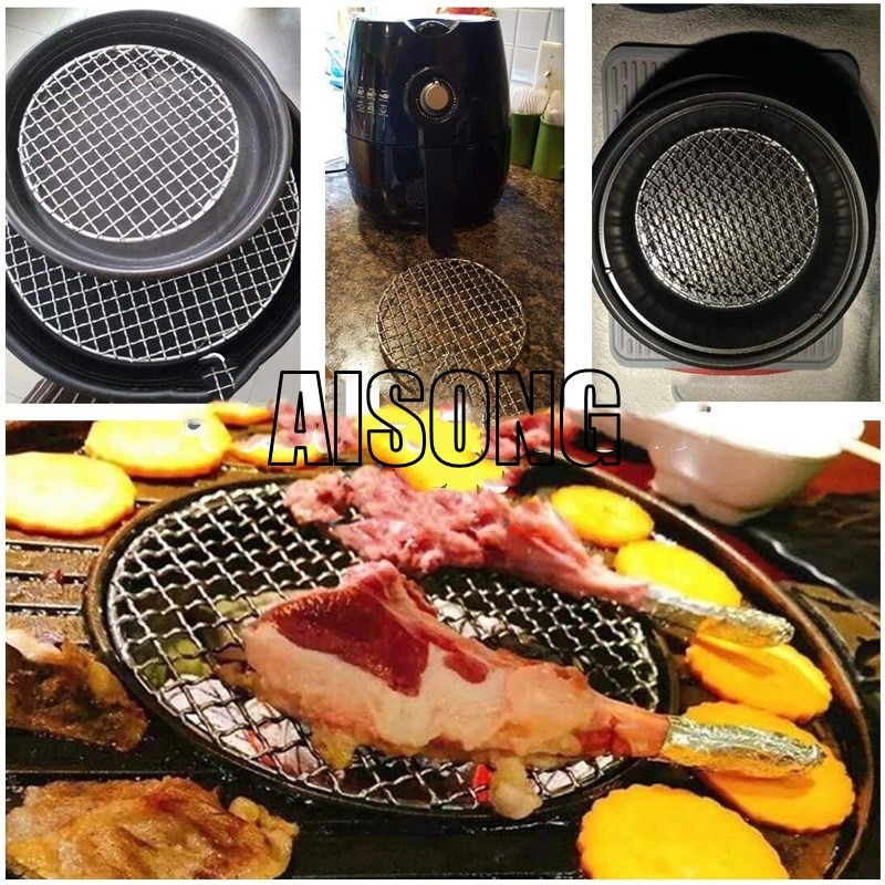 round Charcol kamado grill circular grill barbecue net bbq grill rack,carbon bake bbq net grill meshes,grill net