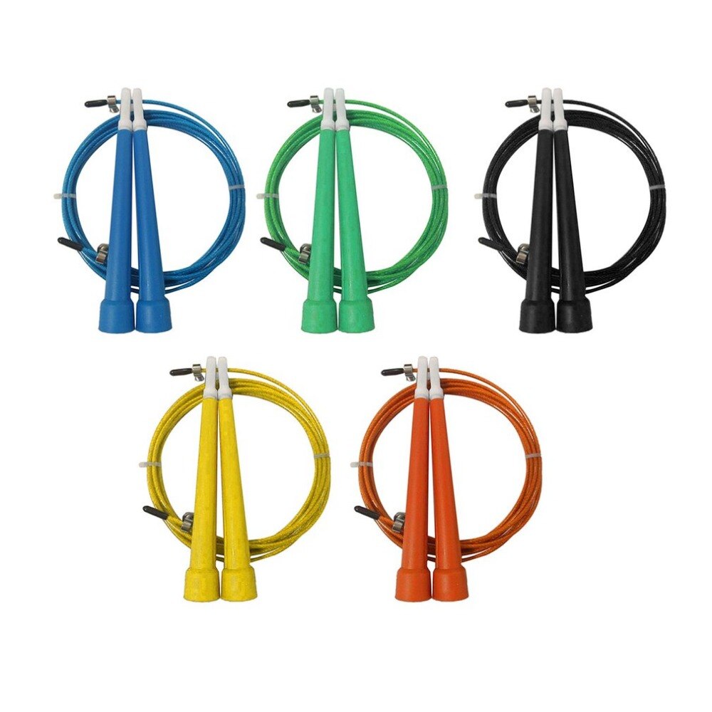 Steel Wire Jump Rope Ultra-speed Ball Bearing Skipping Rope Steel Wire Jumping Ropes for Training Bodybuilding