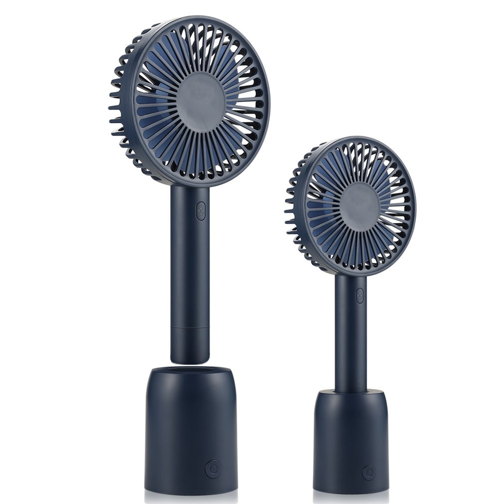 Mini Ventilatore USB - Batteria Ricaricabile 2-6h - 3 Velocità - Portatile Mano Scrivania - ABS