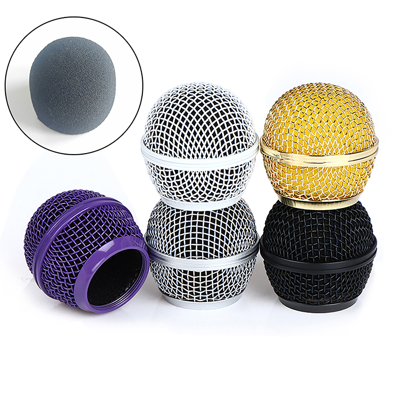 1 Stück für Shure sm58 Funk mikrofon Ersatz Metall mikrofon Kühlergrill ersetzt Beruf elle Party Mikrofon Kopfteil