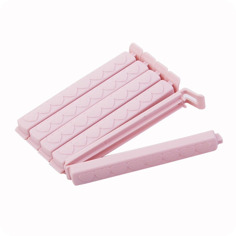 Luluht taskeklemmer 5 stk./parti almindelig forsegling klemme mad frisk holde plstick mad snack tæt klip hjem opbevaring mad forseglings klips