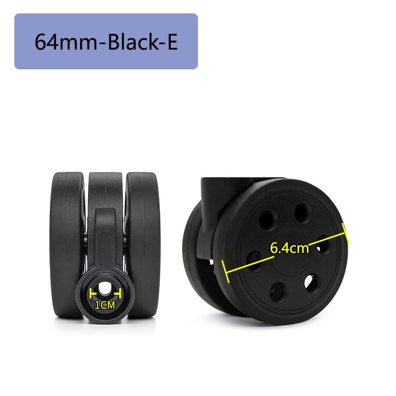 Bagagewielen voor rimowa reparatie, 50mm vervangende wielen, draagwielen, trolleykoffer, stille zwenkwielen, kofferaccessoires: 3/8 " / Blauw