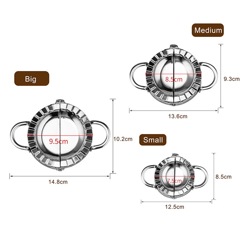 Kitchen Dumpling Maker Stainless Steel Dumpling Making Mold For Chinese Year Kitchen Accessories Baking Mold Dumpling Styler