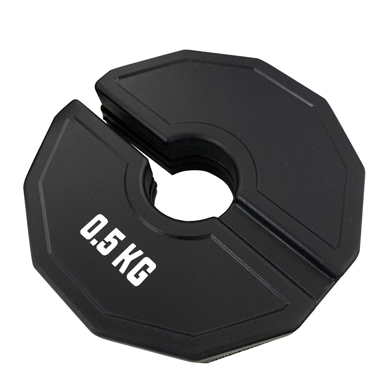 Gym Micro-Plates Dumbbell Fractional Weight Plate Rubber Fractional Weight Plates Add-On Change Black: black