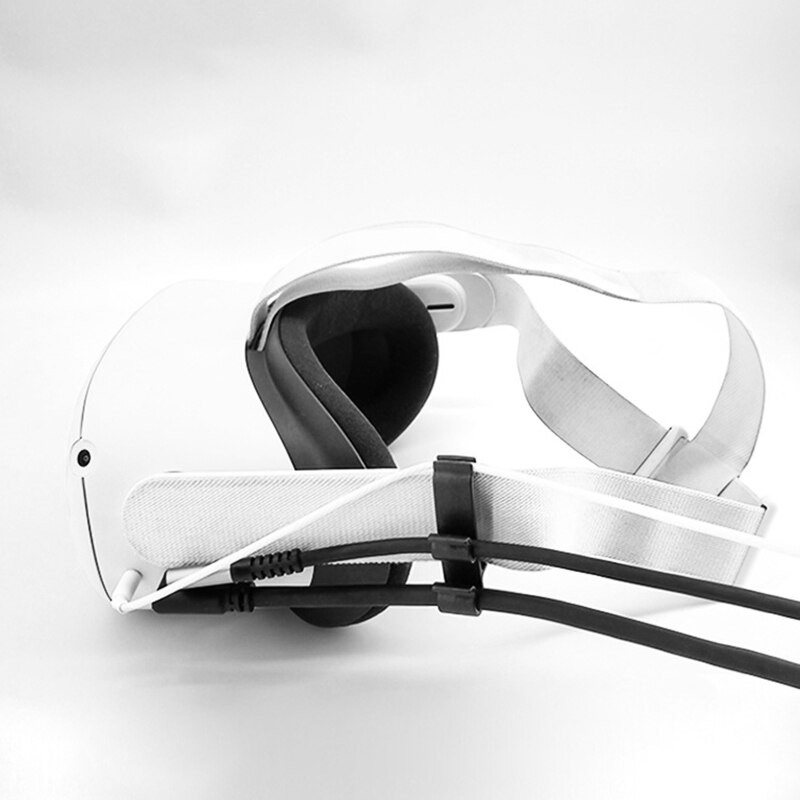VR Cable Clamp Cord Buckle Data Cable Fixer Earphone Cord Clip VR Accessory for Oculus Quest 2 Link Standard VR Headset