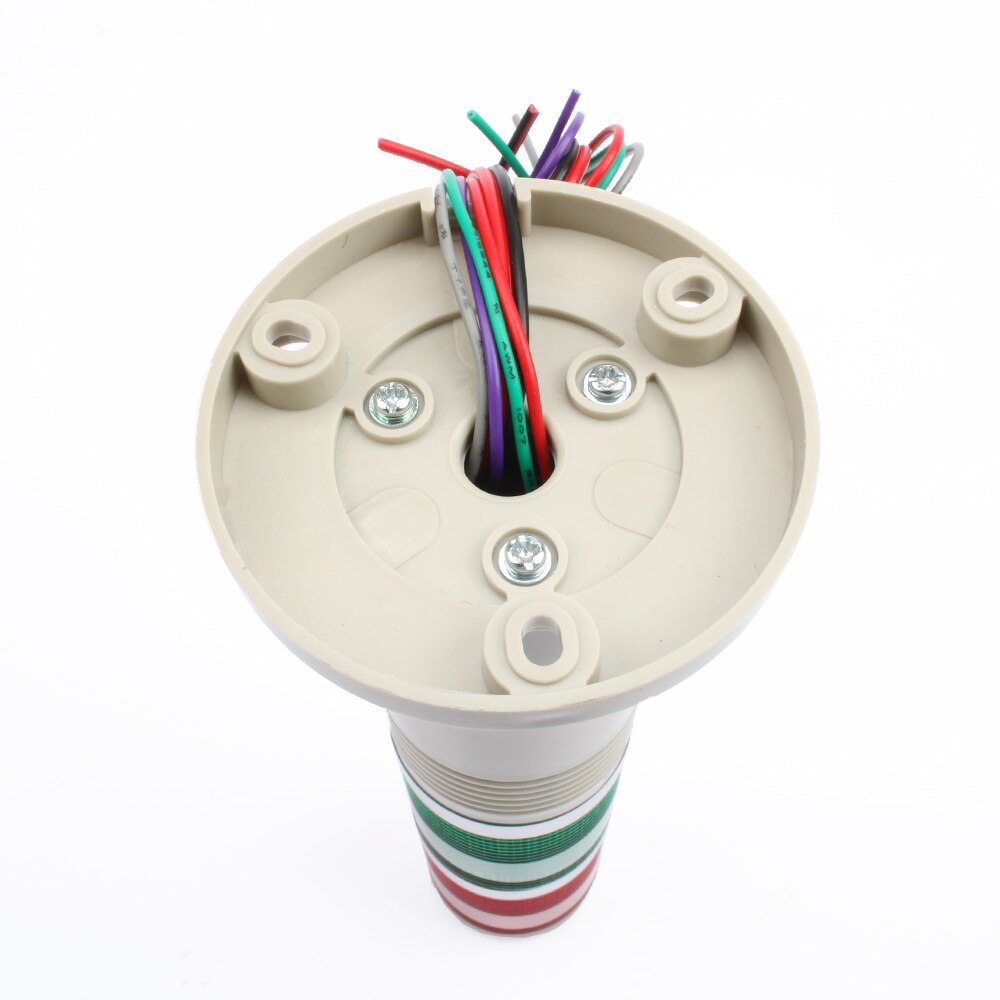 DC 12V/24V AC 110V 220V Industrial Signal Tower Lamp Flash Warning Stack Light LED model Normal Red Green with buzzer