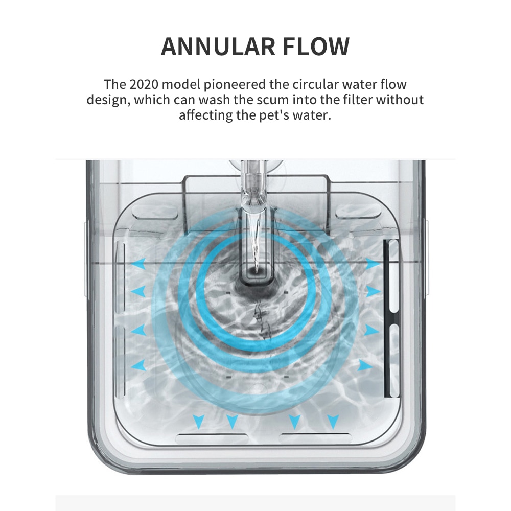 Pet Automatic Water Dispenser Cat Drinking Fountain Intelligent Infrared Induction Electric Water Feeder Depth Filtering