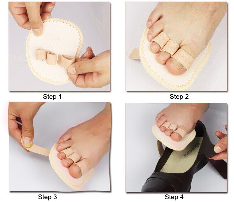 1Pcs Hammer toe corrector foot care prevent callus orthotics toes cushion pads Straightening belt relieve pain correction Z19001