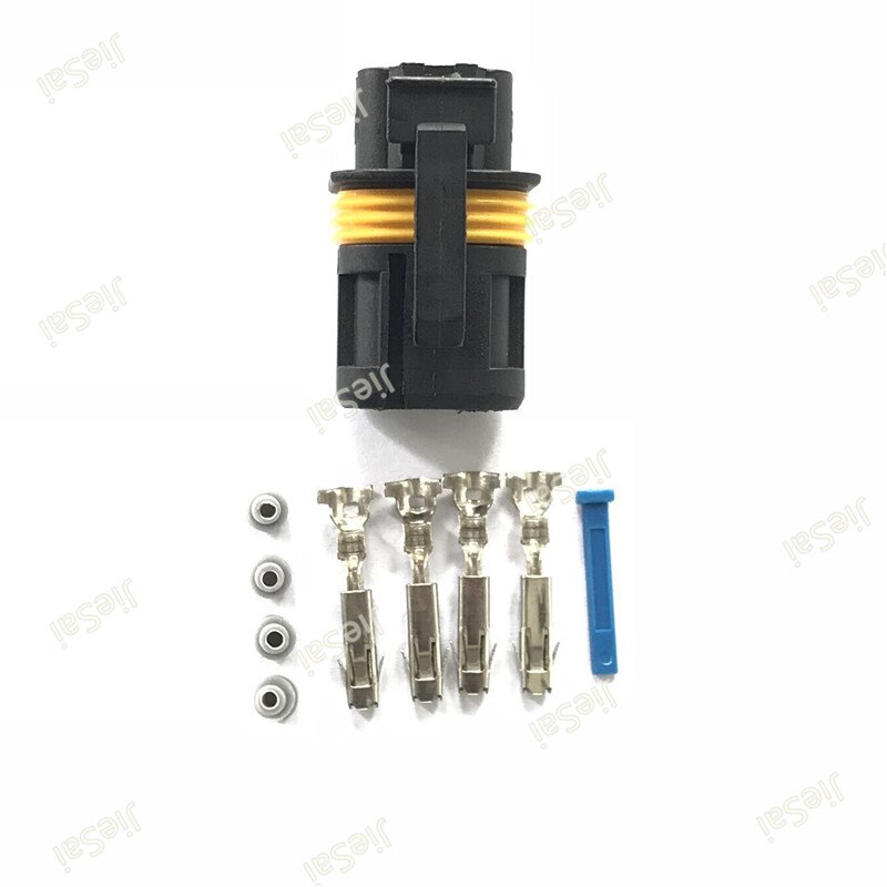 4 Pin Female Automotive Connector Wire Harness Waterproof Connector
