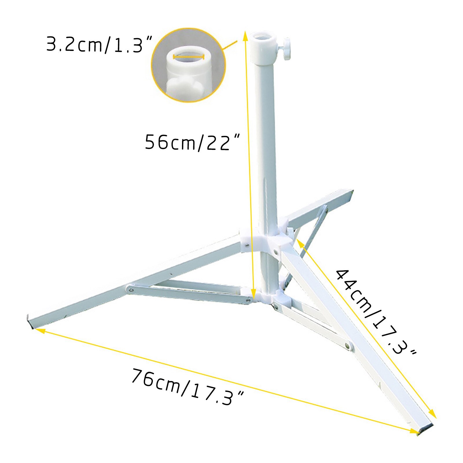 Umbrella Foldable Beach Umbrella Stand Base Stand Outdoor Garden Umbrella Sunshade Base Ground Stand