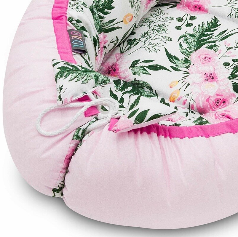 Sleepyhead Baby Nest Pink Flower Bed Double-sided High Newborn Baby Bassinet Bed Portable Baby Moving