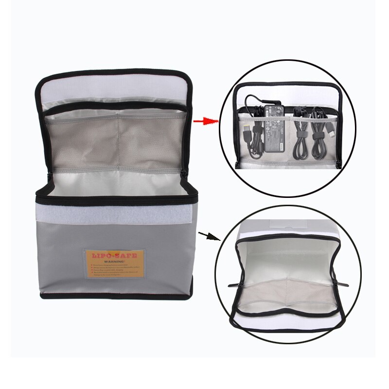Lipo Batterij Draagbare Brandwerende Veiligheid Zak Lipo Guard Explosion Proof Brandwerende Opladen Sack Batterij Safe Bag Voor Battey