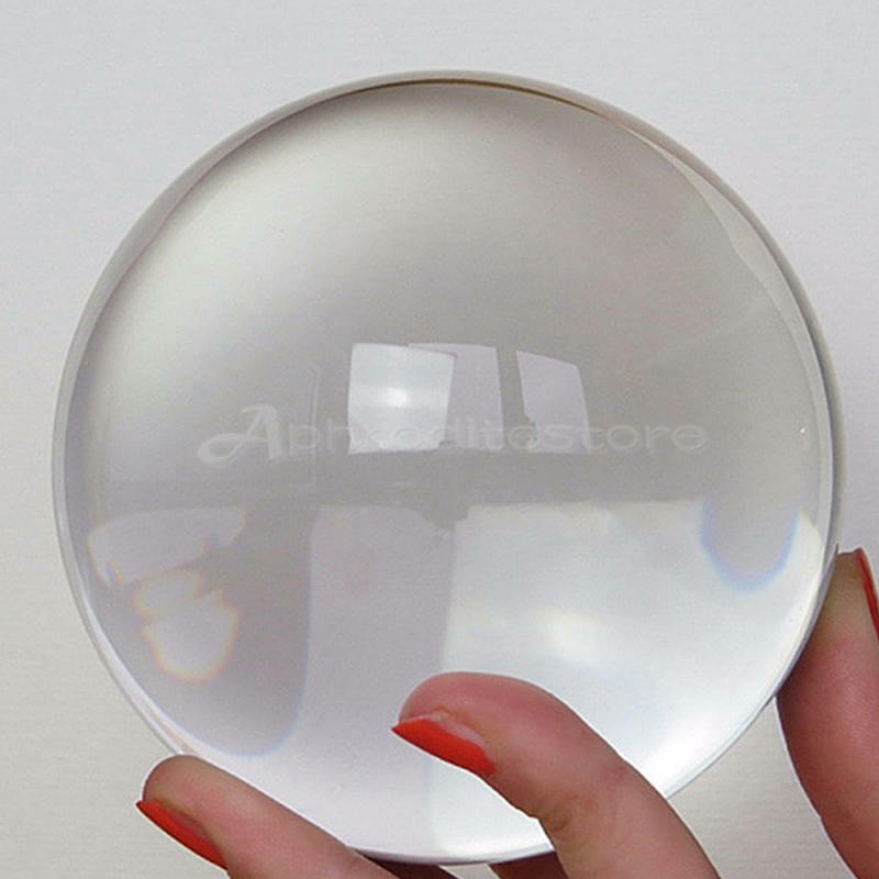 Klart glas krystalkugle healing kugle fotografering rekvisitter 30-50mm boligdekoration kunstige krystal dekorative kugler