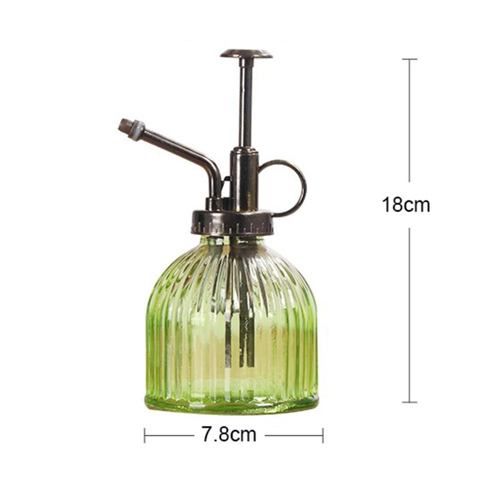 Botella de riego de jardinería, regadera de vidrio Retro, hervidor de agua, herramientas de jardinería, regadera de ducha de vidrio