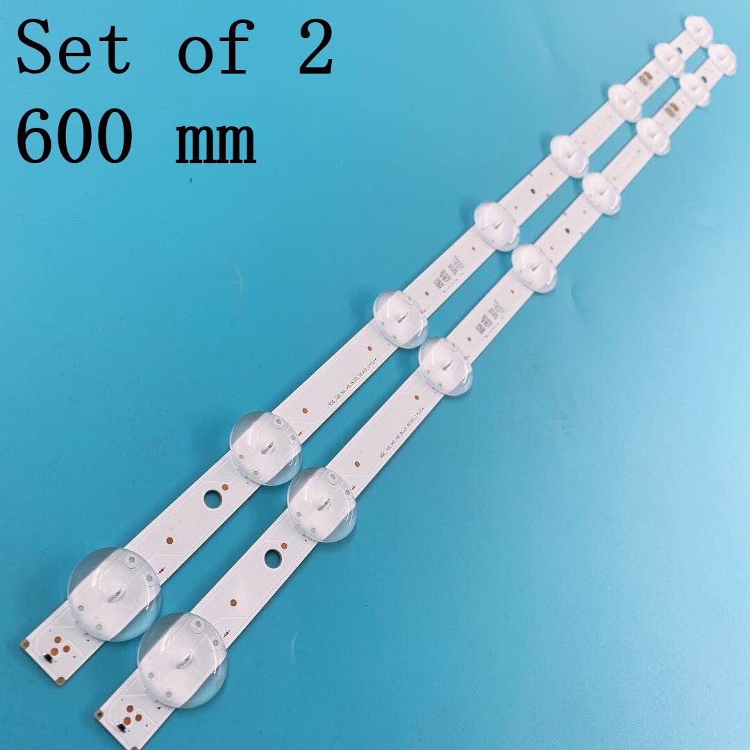 Bande rétroéclairée pour LG, 2 pièces, 8 s, 600mm