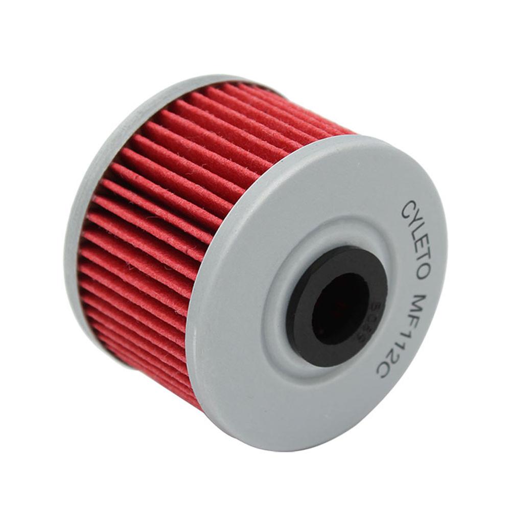 1/2/4 pièces moto filtre à huile pour Dinli 450 DMX 450 DL901 DL902 2005 460 DL904 DMX 460 Hisun 450 HS ATV-2 450: 1pcs-red
