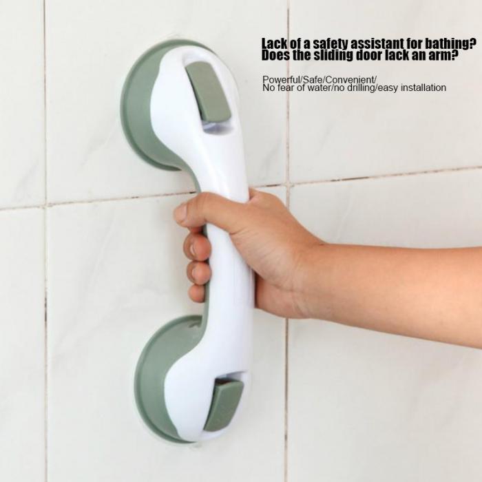 Barra de agarre antideslizante para baño, Asa con ventosa para ancianos, de seguridad, para ducha, bañera
