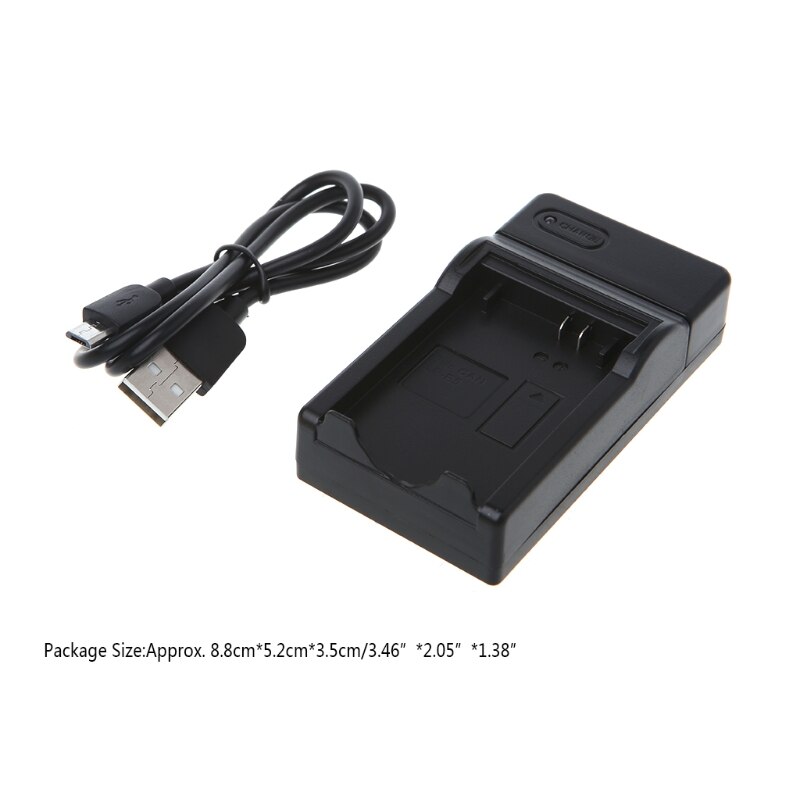 Chargeur de batterie USB pour Canon EOS 1000D 450D 500D Kiss F Kiss X2 Rebel Xsi