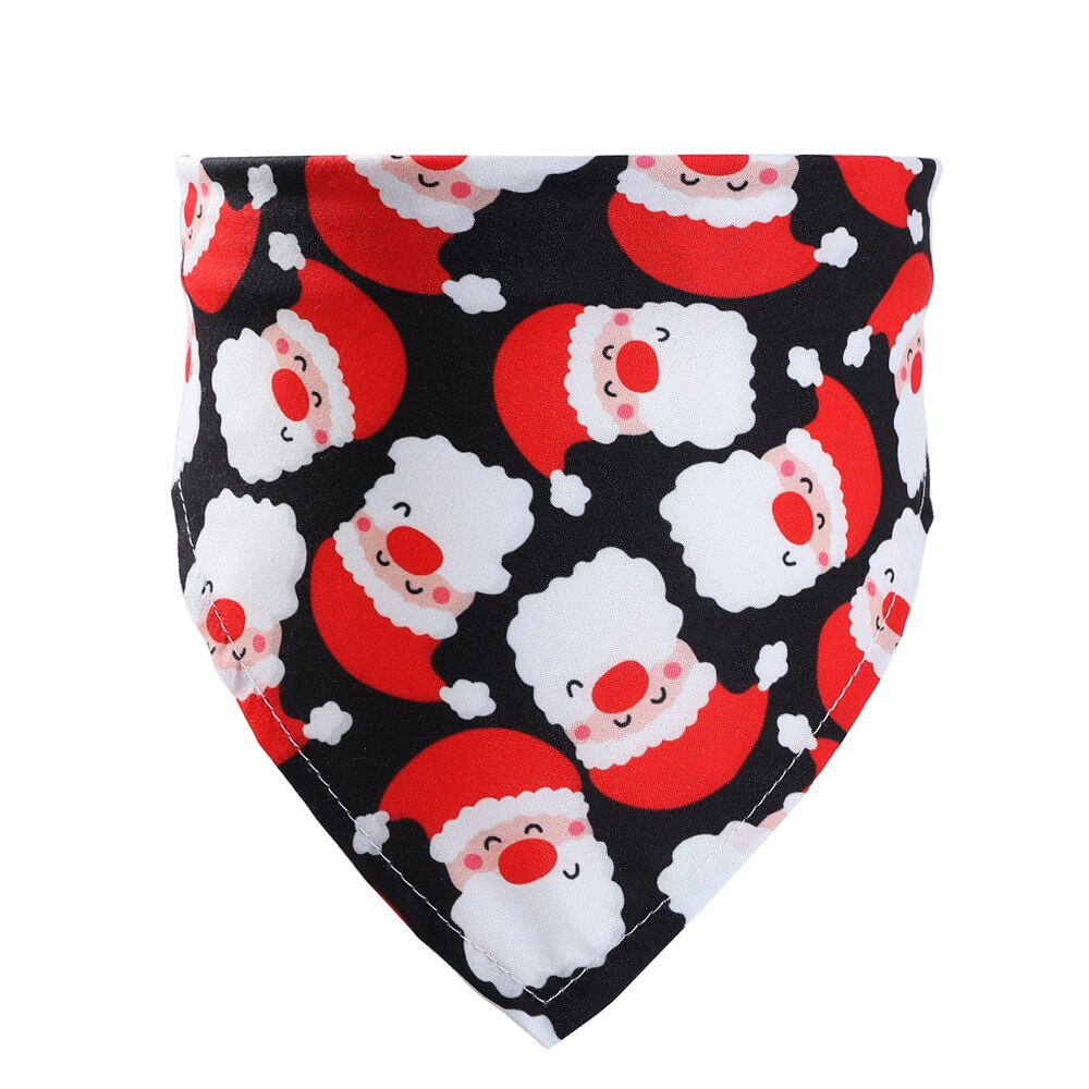 Kerst Hond Speeksel Handdoeken Halsband Kat Verstelbare Driehoek Bib Sjaal Kraag Met Patroon Puppy Accessoires: 7