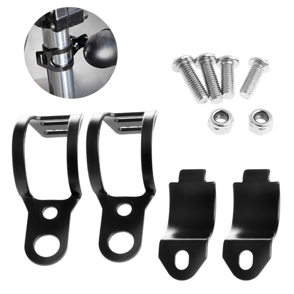 WANGZEYU Motorfiets koplamphouder zwart 34 mm-60 mm