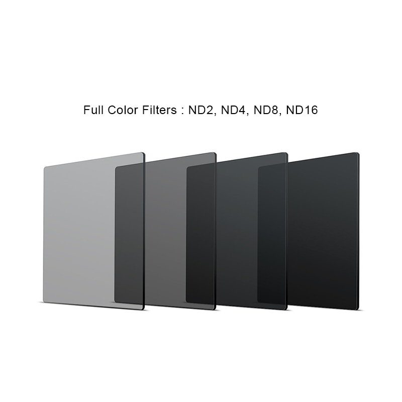 8 Pack Afgestudeerd Grijs Full Color Vierkante Nd Filter ND2 ND4 ND8 ND16 Neutral Density Filter Voor Cokin P-serie d5200 D5300 D5500