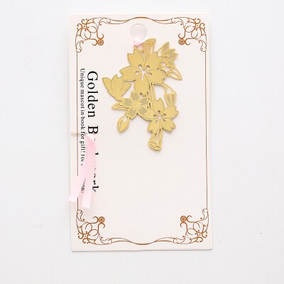 Sakura Metal Hollow Bookmark Chinese Stijl Kersenbloesems Bladwijzers Boek Map Kantoor Schoolbenodigdheden Briefpapier: 6