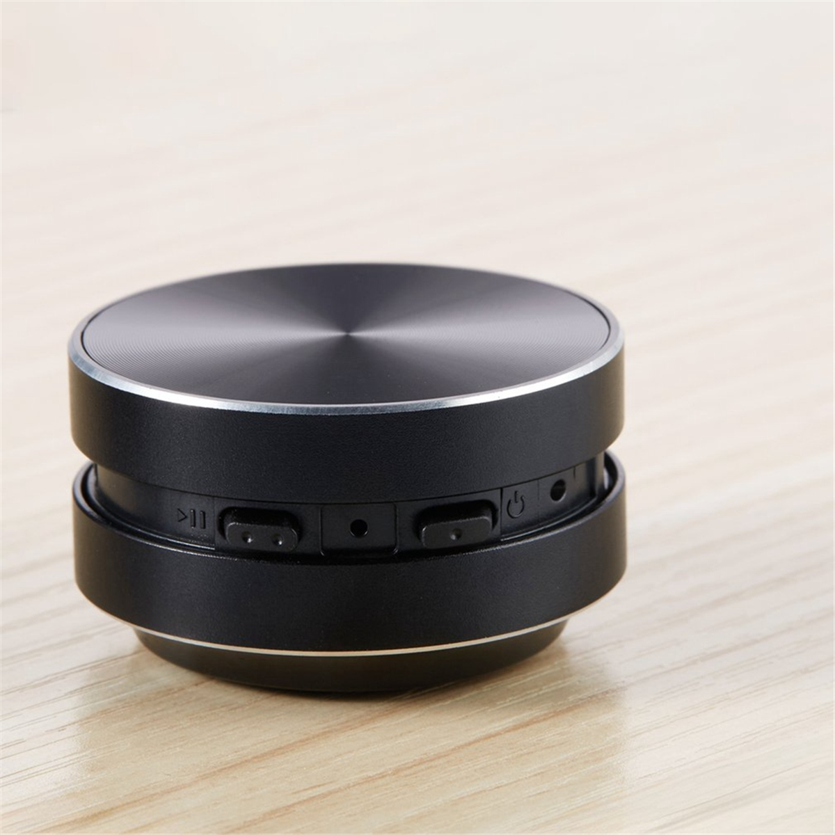 Tragbarer kompatibler Knochen leitungs lautsprecher Stereo-Sound Bluetooth-Lautsprecher (Silber)
