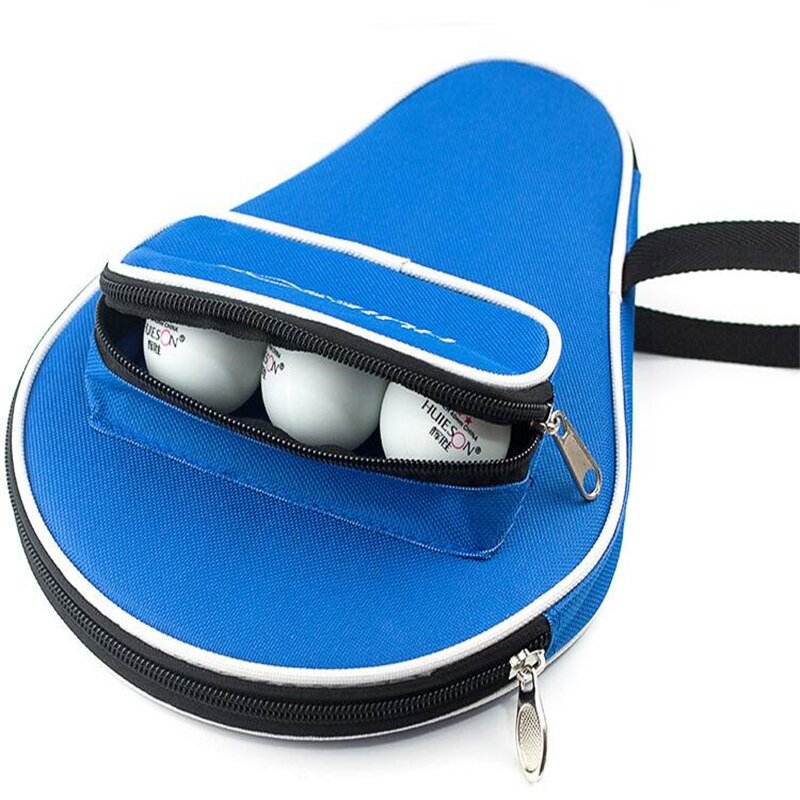 Bordtennisracket fladdermusväska oxford pingisfodral med bollar väska sporttillbehör 30 x 20cm