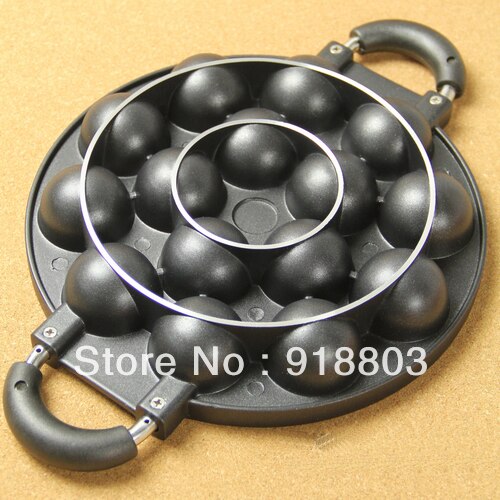 Nederländska pannkakor poffertjes pan iron mold