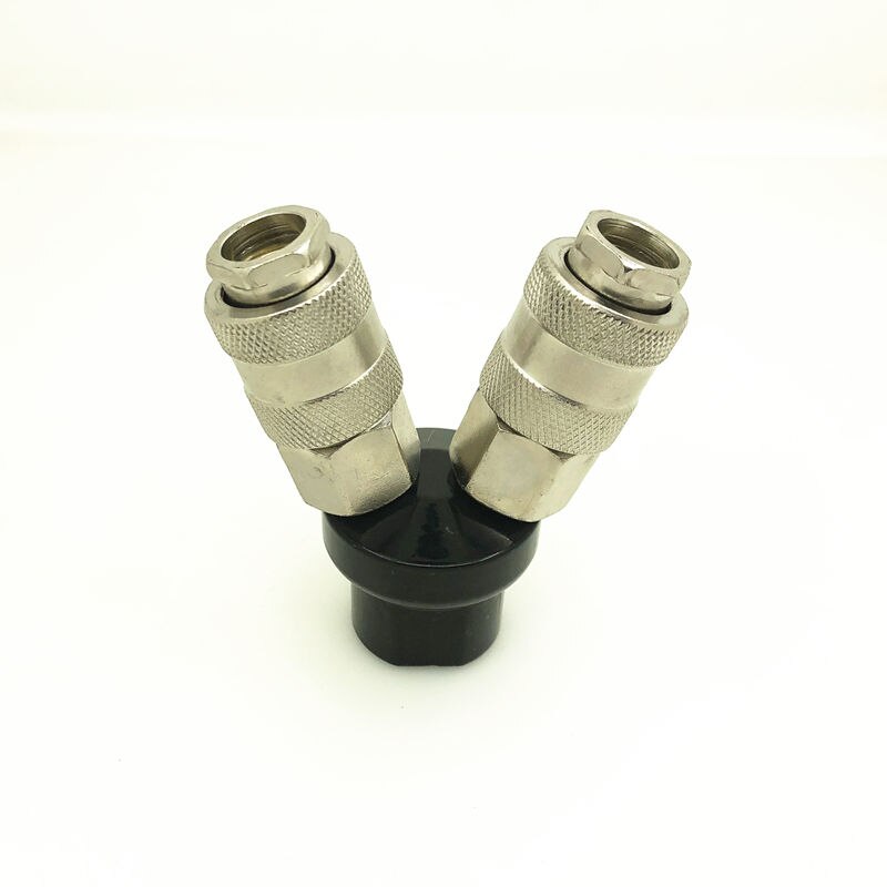 2 Way Pneumatic Quick Connector Air Compressor Part Multi Hose Quick Fitting EU European Style Couplers Home Tools