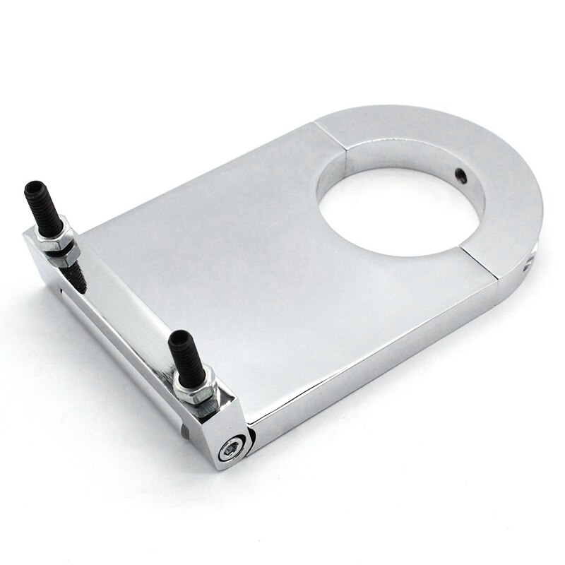 Chrome Billet Aluminum 4 1/2inch Steering Column Replacement Universal for 2inch Columns SBC BBC 350