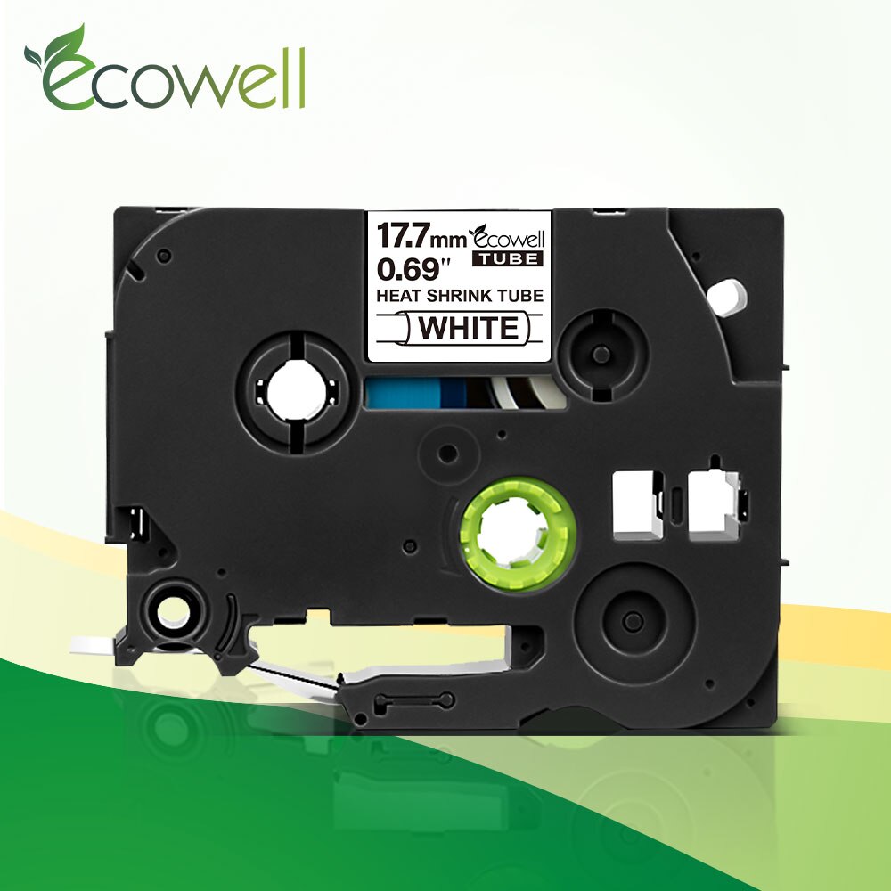 Ecowell HSe-211 Hse-221 Hse-231 Tape For Brother HSe-611 HSe-621 HSe-631 641 651 241 Heat Shrink Tube Tape for P-Touch printer: 18mm HSe-241