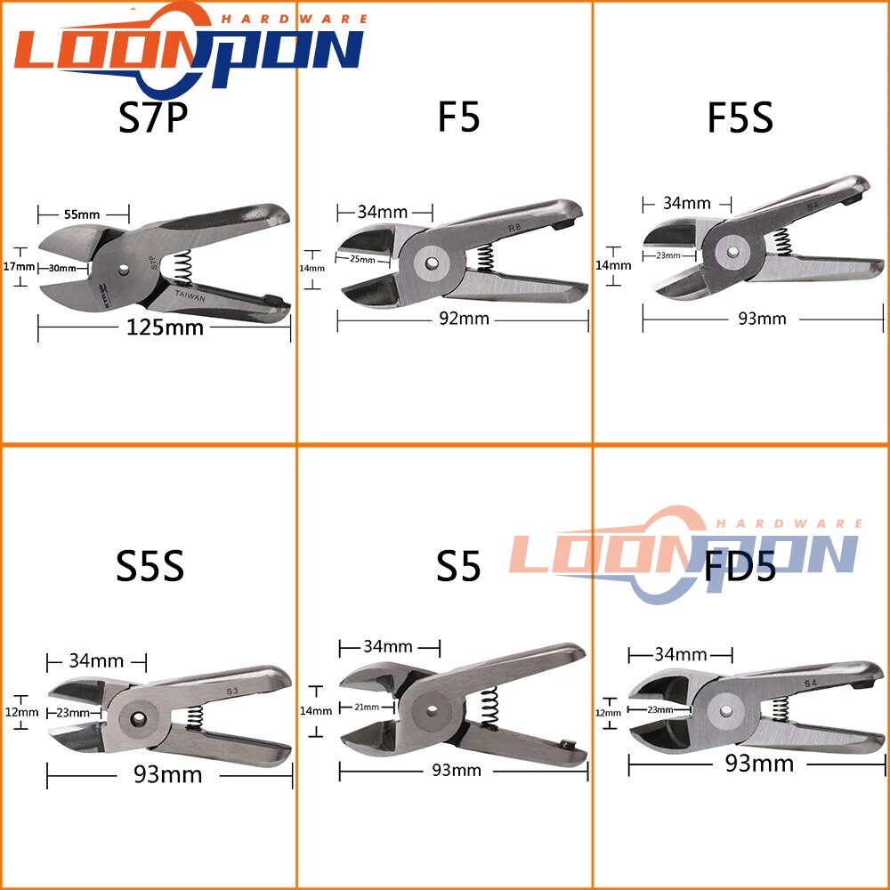 Tijeras de aire de HS-20, herramienta de corte neumática, alicates para alambre de latón de acero inoxidable y hierro, sin cabezal de tijeras